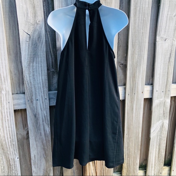 Little Black Halter Swing Dress by Lulus - Picture 7 of 9